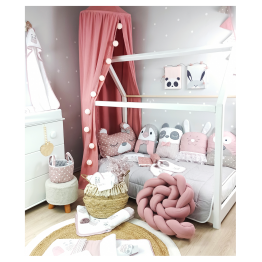 Baby Star Σετ προίκας κρεβατιού Tiny Friends Σάπιο Μήλο 3τμχ